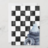 🏁 Snel een verjaardag - Start uw motoren Kaart (Achterkant)