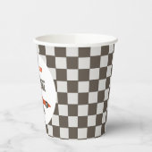 Snel één zwarte ritsauto papieren bekers (Links)