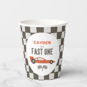 Snel één zwarte ritsauto papieren bekers