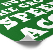 Snel en accuraat Poster voor mensen (Hoek)