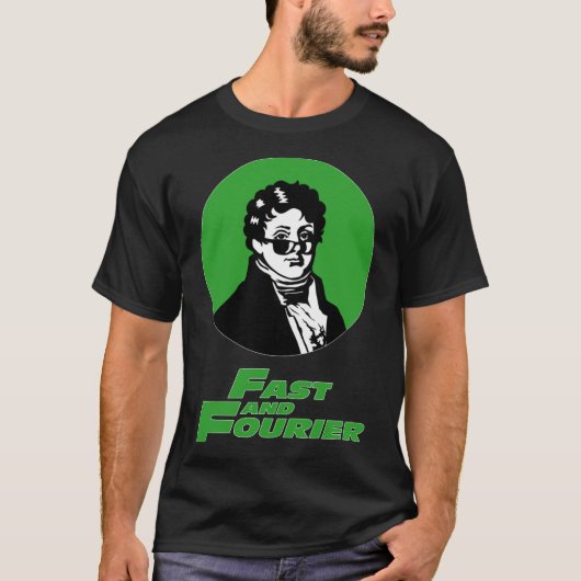 Snel en Fourier. Joseph Fourier Mathematician Sun T-shirt (Voorkant)