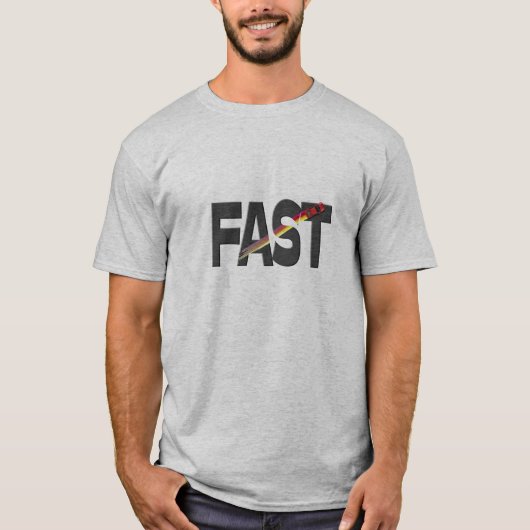 Snel en furieus t-shirt (Voorkant)