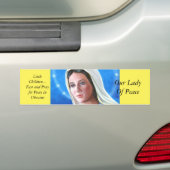 Snel en gebeden voor Oekraïne Bumpersticker (Op auto)