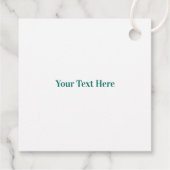 Snel en helder kerstcadeautje met kleurrijke kerst bedankjes labels (Achterkant)