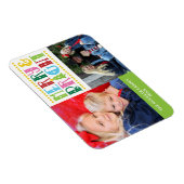 Snel en licht fotofeestdag magneet (Rechterzijde)