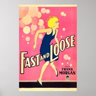 Snel en Los 1930 Film POSTER PRINT A4 A2 30s