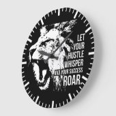Snel en succes - hard werken - Motivatie leeuw Grote Klok (Hoek)