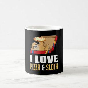 Snel eten begraven, grappig genoeg, Pizza eet Gift Koffiemok