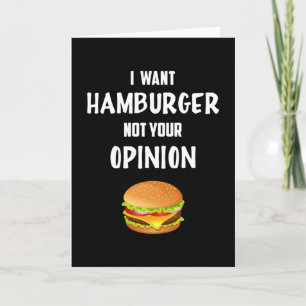 Snel eten Birger Kaas Funny Foodie Eat Gift Idee Kaart