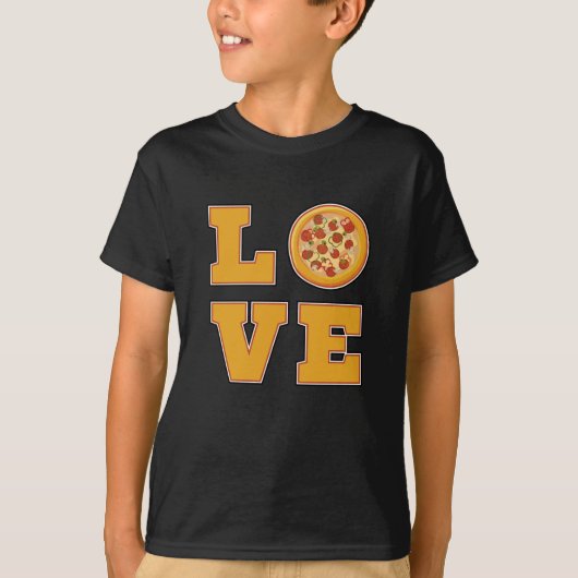 Snel eten Birger Kaas Funny Pizza Eat Gift Idee T-shirt (Voorkant)