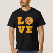 Snel eten Birger Kaas Funny Pizza Eat Gift Idee T-shirt (Voorkant)