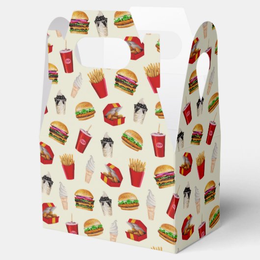 Snel eten, brandwonden, vuiligheid, zondebokken bedankdoosjes (Geopend)