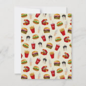 Snel eten, brandwonden, vuiligheid, zondebokken notitiekaartje (Voorkant)