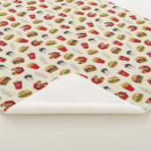 Snel eten, brandwonden, vuiligheid, zondebokken sherpa deken (3/4)