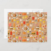 Snel eten briefkaart (Voorkant / Achterkant)