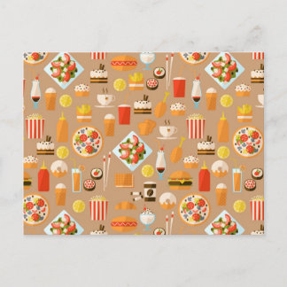 Snel eten briefkaart