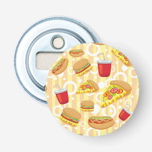 Snel eten button flesopener