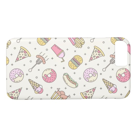 Snel eten Case-Mate iPhone case (Achterkant (Horizontaal))