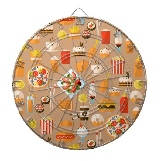 Snel eten dartbord (Voorkant)