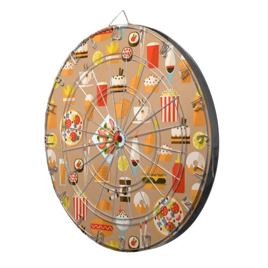 Snel eten dartbord (Voorkant Rechts)