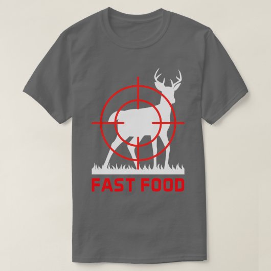 Snel eten Deer Hunt Bow Club Hunter T-shirt (Design voorkant)