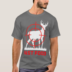 Snel eten Deer Hunt Bow Club Hunter T-shirt