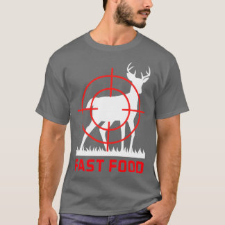 Snel eten Deer Hunt Bow Club Hunter T-shirt