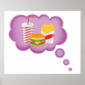 Snel eten dromen poster (Voorkant)