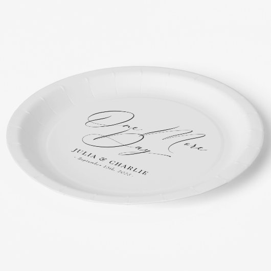 Snel eten een dag later papieren bordje (Gekanteld)