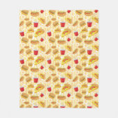 Snel eten fleece deken (Voorkant)