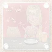 Snel eten glazen onderzetter (Achterkant)