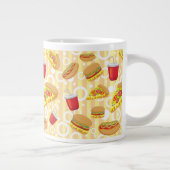 Snel eten grote koffiekop (Rechts)