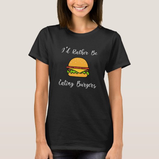 Snel eten Hamburger Chef T-shirt (Voorkant)