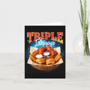 Snel Eten Hamburger Kipnugget Foodie Triple A Kaart