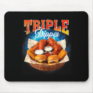 Snel Eten Hamburger Kipnugget Foodie Triple A Muismat