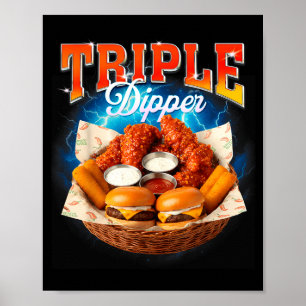 Snel Eten Hamburger Kipnugget Foodie Triple A Poster