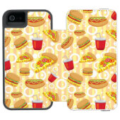 Snel eten incipio iPhone portemonnee hoesje (Agenda Open)