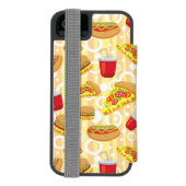 Snel eten incipio iPhone portemonnee hoesje (Agenda Achterkant)