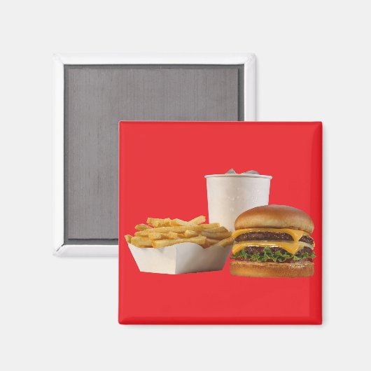 Snel eten magneet (Voorkant / Achterkant)