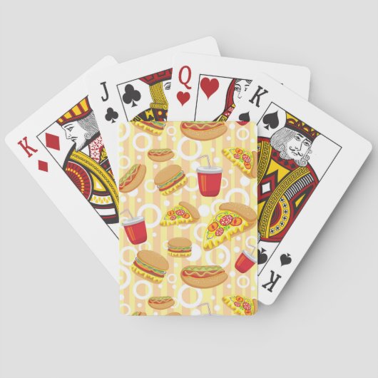 Snel eten pokerkaarten (Achterkant)