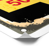 Snel eten restaurants en diners retro borden colle poster (Hoek)