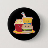 Snel eten ronde button 5,7 cm (Voorkant)