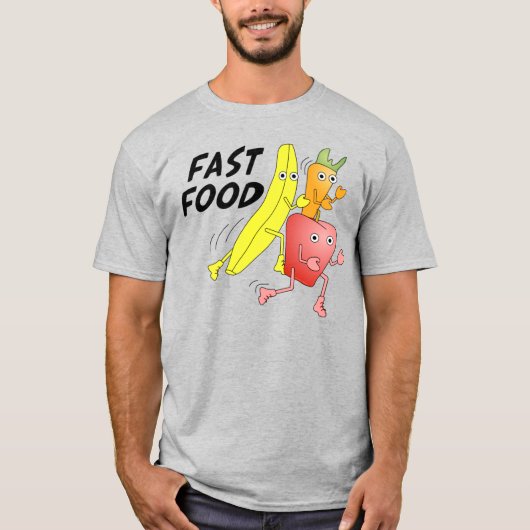 Snel eten t-shirt (Voorkant)