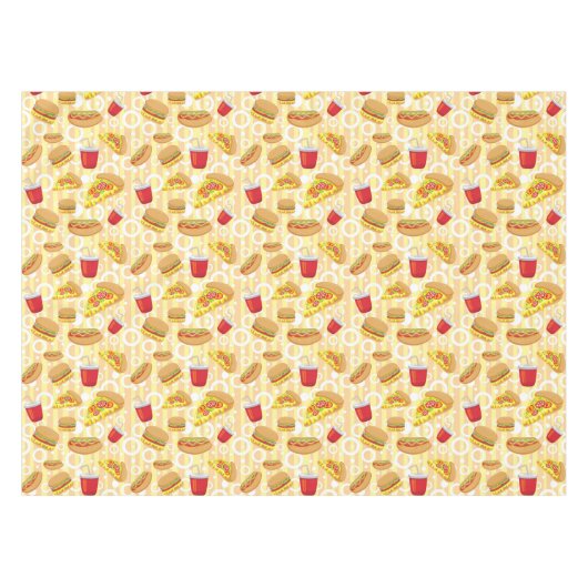 Snel eten tafelkleed (Voorkant (Horizontaal))