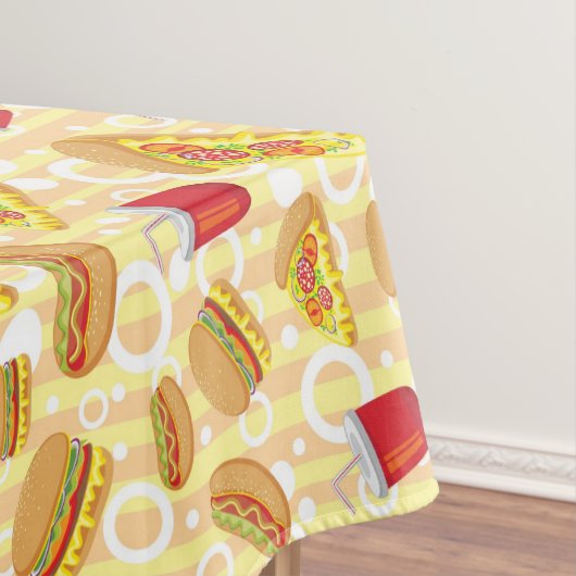 Snel eten tafelkleed (Voorbeeld)