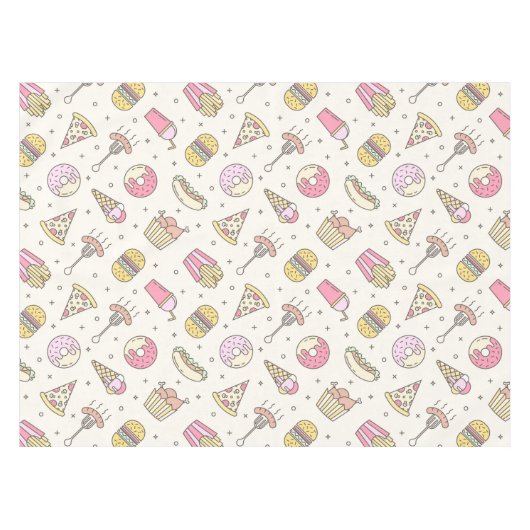 Snel eten tafelkleed (Voorkant (Horizontaal))