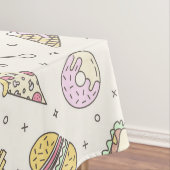 Snel eten tafelkleed (Voorbeeld)