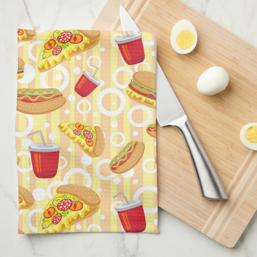 Snel eten theedoek (Quarter Fold)