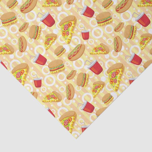 Snel eten tissuepapier (Detail)