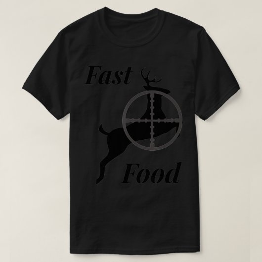 Snel eten voor de honger t-shirt (Design voorkant)